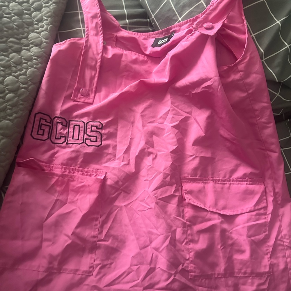 GCDS Pink Sleeveless Dress